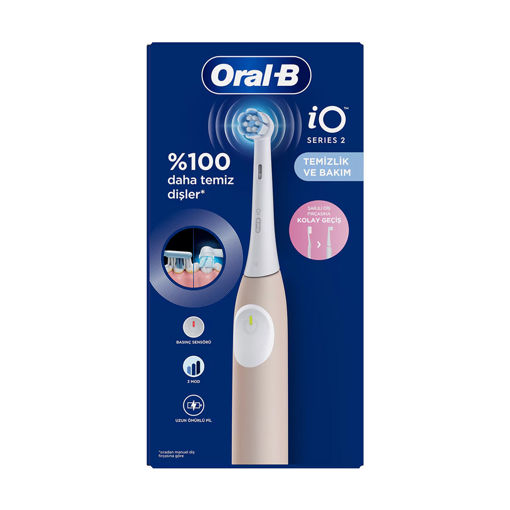 Oral-B iO 2 Şarjlı Diş Fırçası Pembe nin resmi