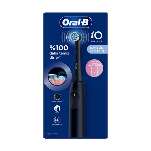 Oral-B IO 2 Şarjlı Diş Fırçası - Siyah nin resmi
