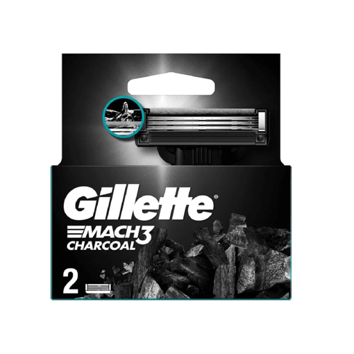 Gillette Mach3 Charcoal Yedek Tıraş Bıçağı 2'li nin resmi