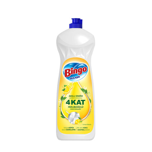 Bingo Elde Bulaşık Deterjanı Limon 650 Ml nin resmi