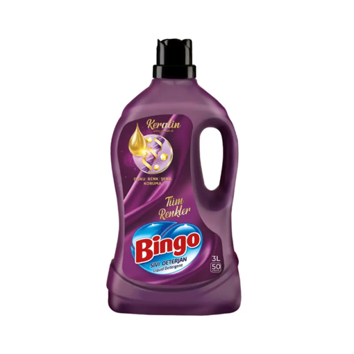 Bingo 50 Yıkama Sıvı Çamaşır Deterjanı Onaran Koruma 3 Lt nin resmi