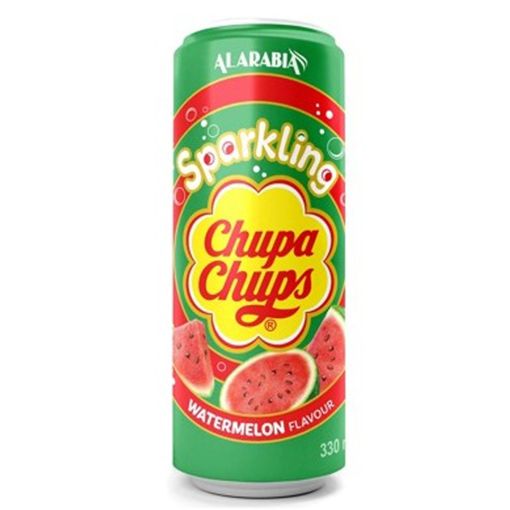 Chupa Chups Sparkling Karpuz Aromalı Gazlı İçecek 330 Ml nin resmi
