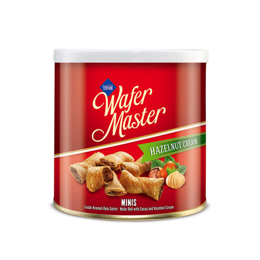 Çizmeci Time Wafer Master Minis Fındıklı Gofret 120 Gr nin resmi