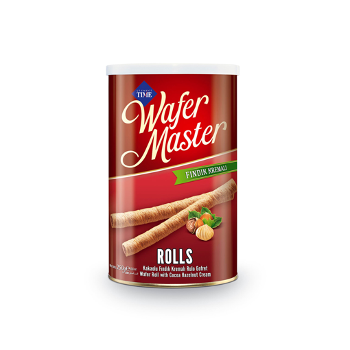Çizmeci Time Fındıklı Wafer Master Teneke 250 Gr nin resmi