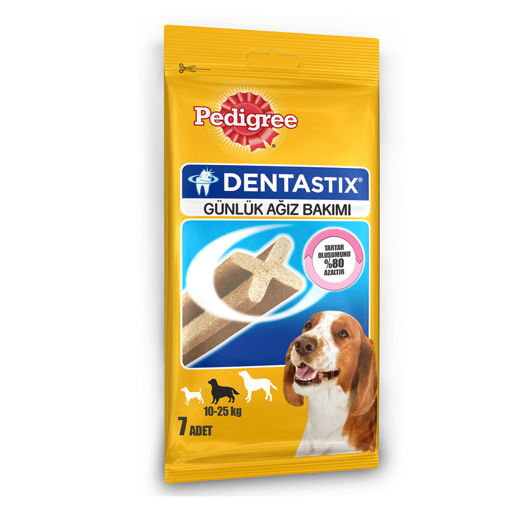Pedigree Dentastix 7'li Ödül Maması 180 Gr nin resmi