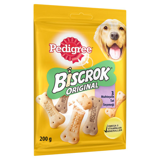 Pedigree Biscrock Ödül Bisküvisi 200 Gr nin resmi