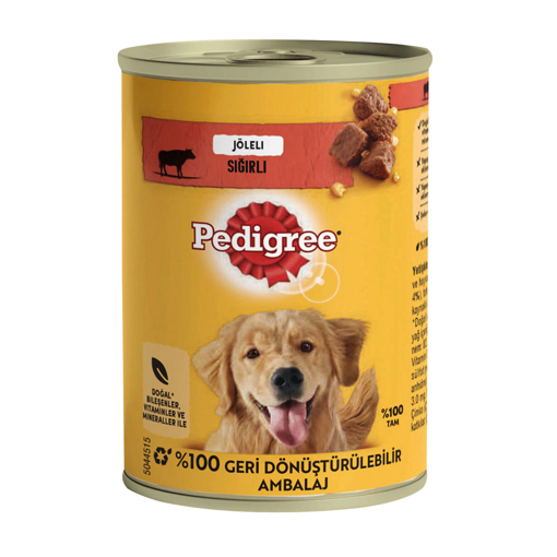 Pedıgree Biftekli Köpek Konservesi 400 Gr nin resmi