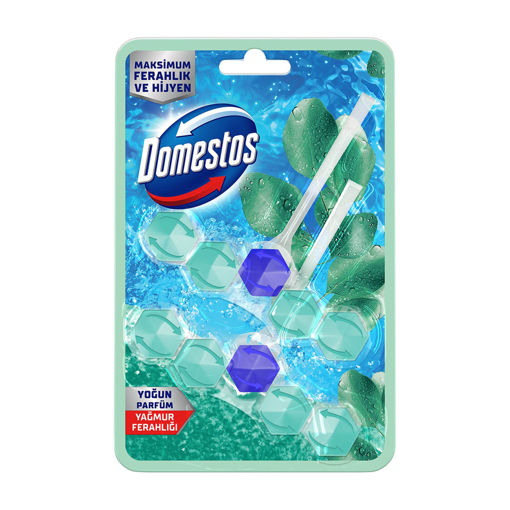 Domestos Wc Blok Yağmur Ferahlığı 2 x 50 GR nin resmi