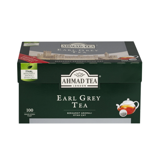 Ahmad Tea Earl Grey Demlik Poşet Çay 100'lü 320 Gr nin resmi