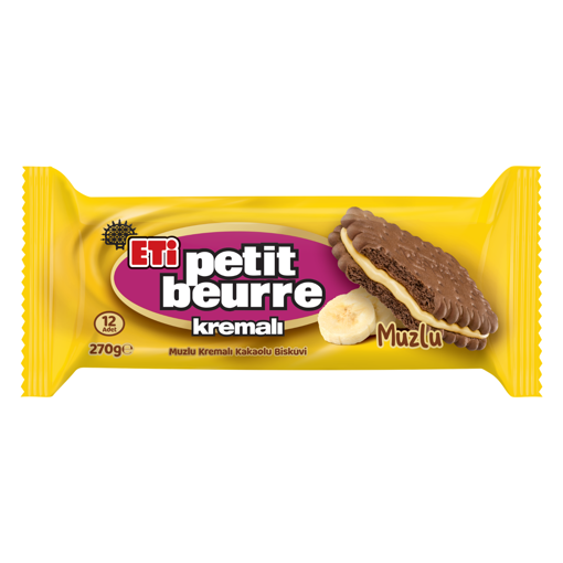 Eti Petibör Kremalı Muzlu 270 Gr nin resmi