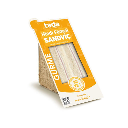 Tada Hindi Füme Gurme Sandviç 160 Gr nin resmi