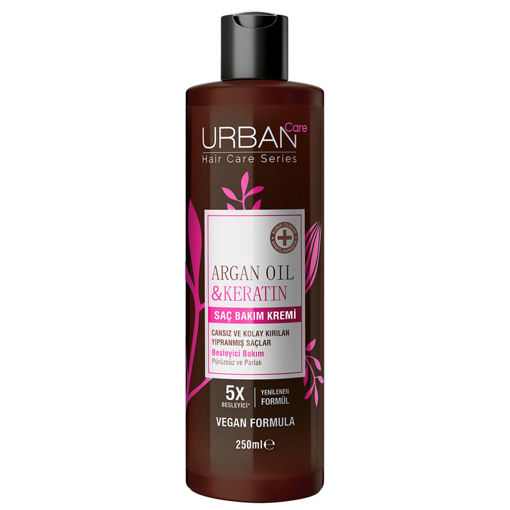 Urban Care Argan Yağı & Keratin Besleyici ve Kırılma Karşıtı Saç Bakım Kremi 250 ml nin resmi