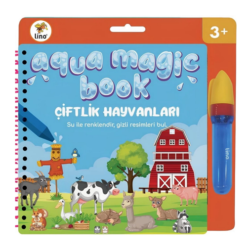 Aqua Magic Book Çiftlik Sihirli Boyama Kitabı nin resmi