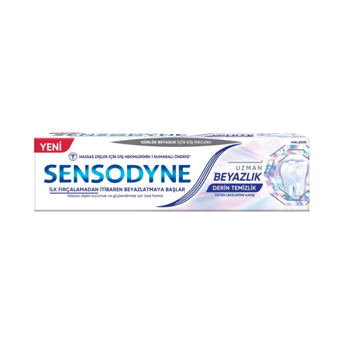 Sensodyne Uzman Beyazlık Derin Temizlik Diş Macunu 75 ml nin resmi