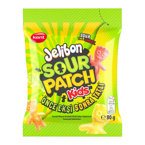 Jelibon Sourpatch 80 G nin resmi