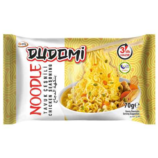 Dudomi Tavuk Çeşnili Noodle 70G Poşet nin resmi