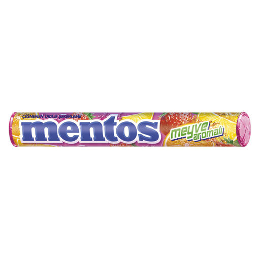 Mentos Meyveli Draje Şeker 37,5 Gr nin resmi