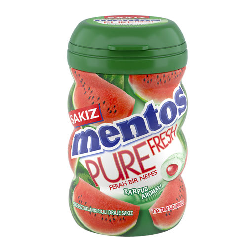 Mentos Pure Fresh Karpuz Aromalı Draje Sakız 90 Gr nin resmi
