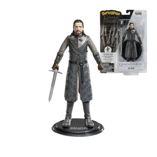 Noble Collection- Bendyfigs Game of Thrones- John Snow nin resmi
