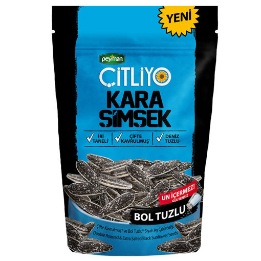 Peyman Çitliyo Kara Şimşek Bol Tuzlu 180 Gr nin resmi