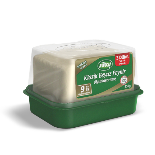 Sütaş Klasik Beyaz Peynir 3 Dilim 450 Gr nin resmi