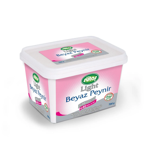 Sütaş Light Beyaz Peynir 700 Gr nin resmi