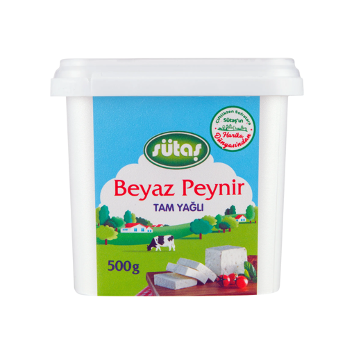 Sütaş Tam Yağlı Beyaz Peynir 500 Gr nin resmi