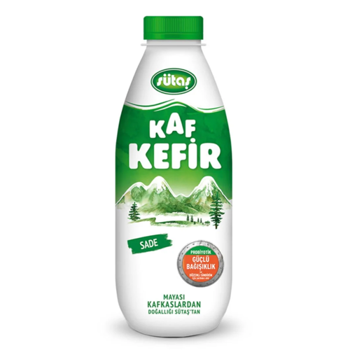 Sütaş Kaf Kefir Sade 1 Lt nin resmi