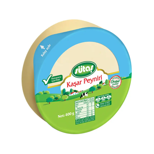 Sütaş Kaşar Peyniri 400 Gr nin resmi
