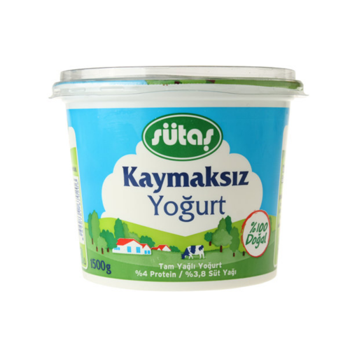 Sütaş Kaymaksız Yoğurt 1500 Gr nin resmi