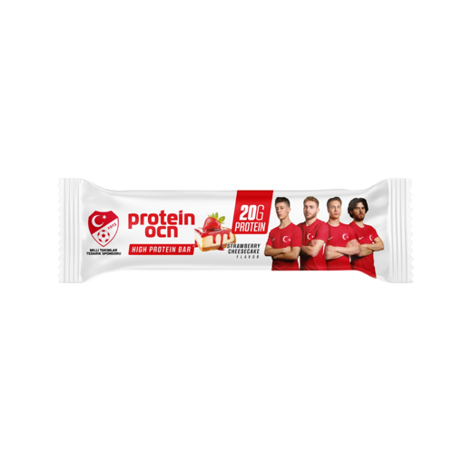 Protein Ocean Çilekli Protein Bar 50 Gr nin resmi