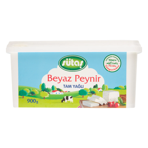 Sütaş Beyaz Peynir Tam Yağlı 900gr nin resmi