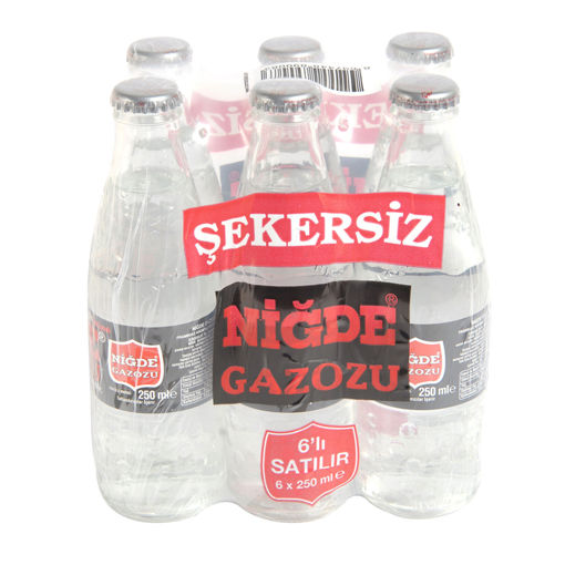 Niğde Gazozu Şekersiz 6 x 250 Ml nin resmi