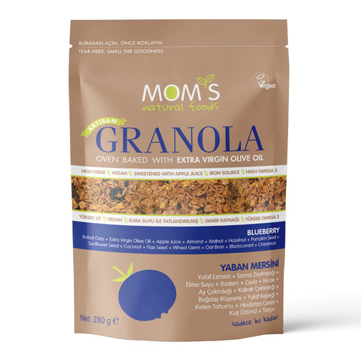 Moms Yaban Mersinli Granola 280GR nin resmi