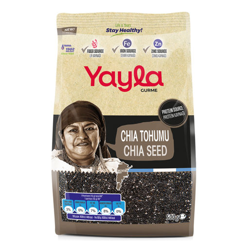 Yayla Gurme Chia Tohumu 500 Gr nin resmi