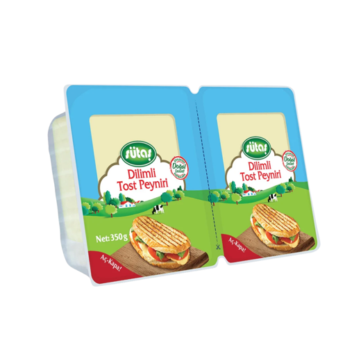 Sütaş Tost Peyniri Dilimli 350gr nin resmi