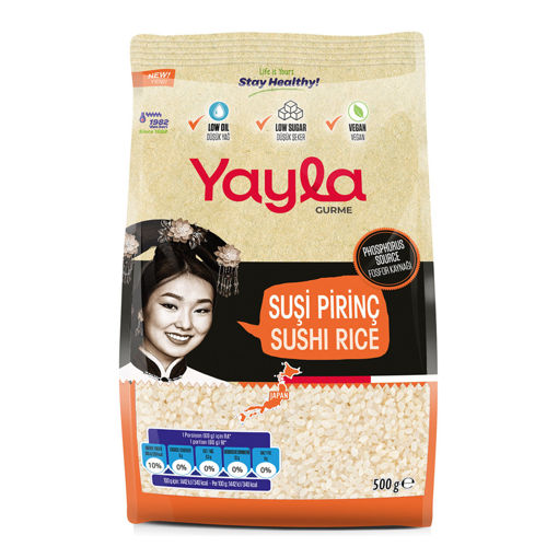 Yayla Gurme Sushi Pirinç 500 Gr nin resmi