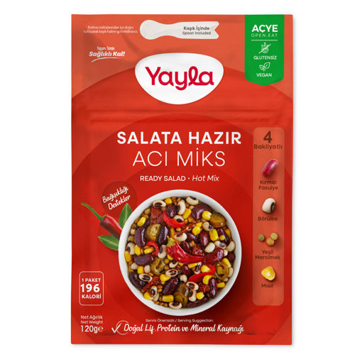 Yayla Salata Hazır Acı Miks 120 Gr nin resmi