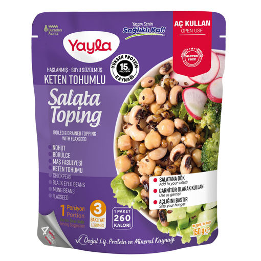 Yayla Keten Tohumlu Salata Toping 150 Gr nin resmi