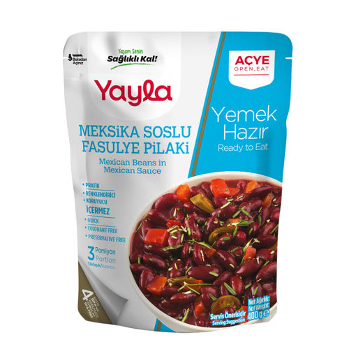 Yayla Meksika Soslu Pilaki 400gr nin resmi
