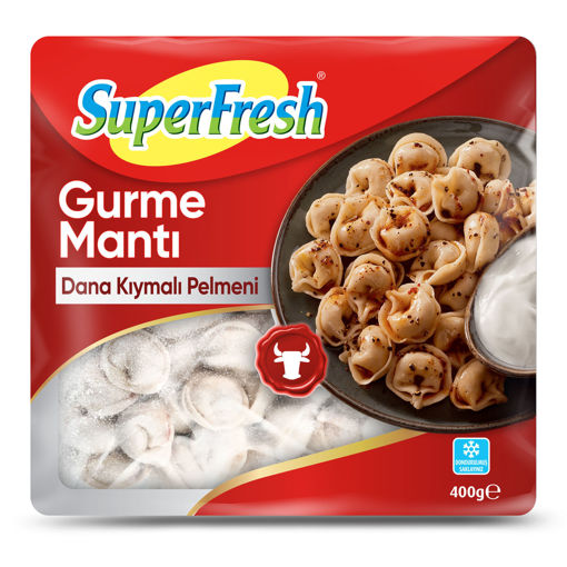 Süper Fresh Kıymalı Pelmeni Mantı 400 Gr nin resmi