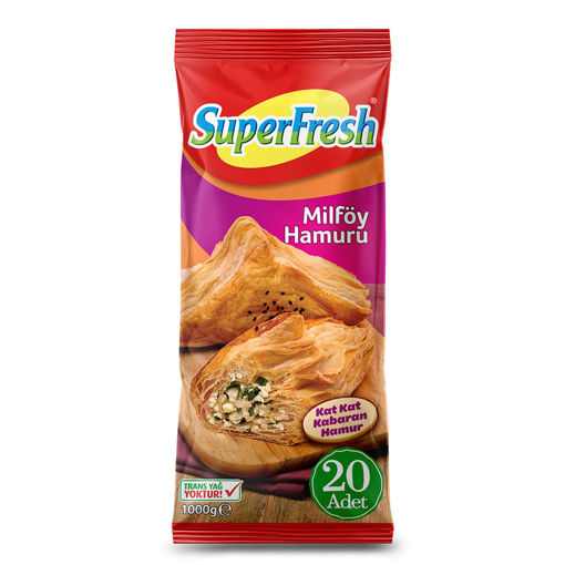 Superfresh Milföy Hamuru 1000 Gr nin resmi