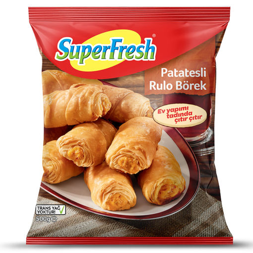 Superfresh Mini Börek Patatesli Peynirli 500 Gr nin resmi