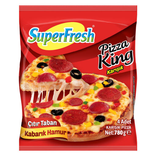 Superfresh Pizza King 4 Lü 780 Gr nin resmi