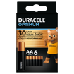 Duracell Optimum AA Alkalin Kalem Pil 6?lı Paket nin resmi