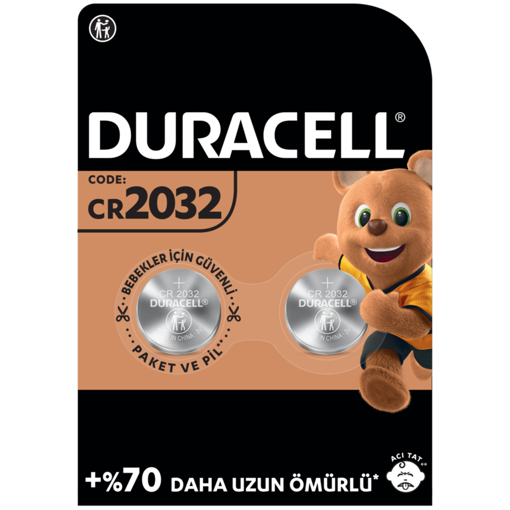 Durcall Düğme Pil 2032 2'li nin resmi