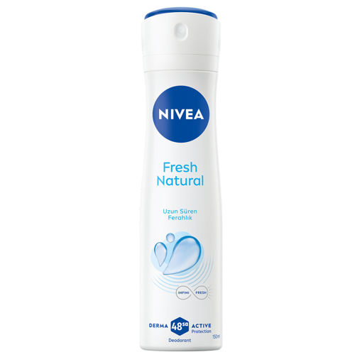 Nivea Fresh Natural Sprey Kadın 150ml nin resmi