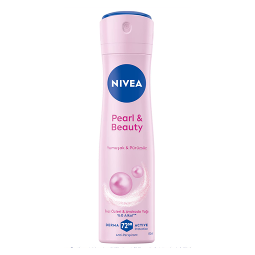 Nivea Pearl Beauty Sprey Deodorant Kadın 150 Ml nin resmi