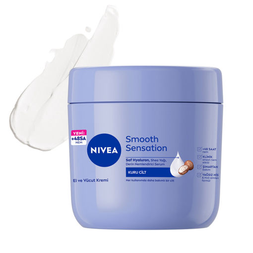 Nivea Pürüzsüz El ve Vücut Bakım Kremi 400ML nin resmi