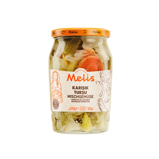 Melis Karışık Turşu 670 Gr nin resmi